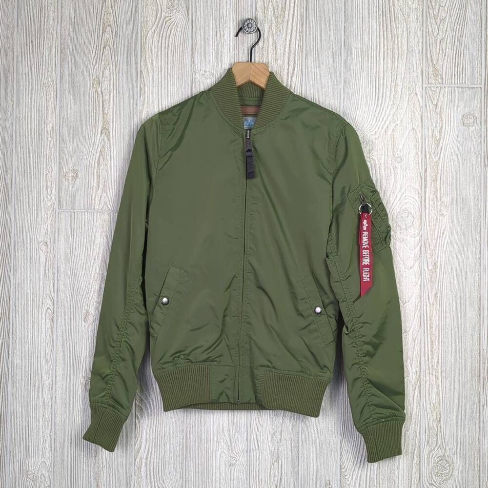 Alpha Industries Olive Bomber Jacket